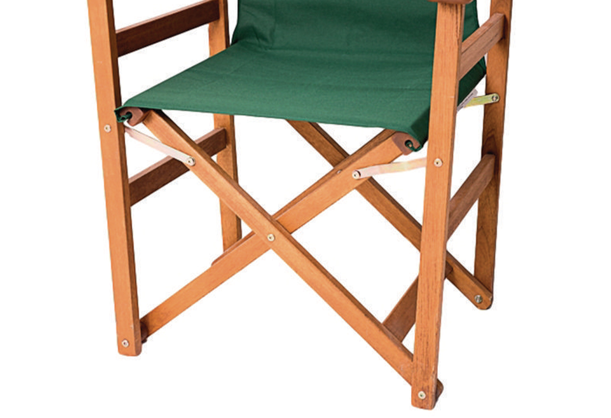 Απεικονίζεται το κάτω μέρος της καρέκλας 